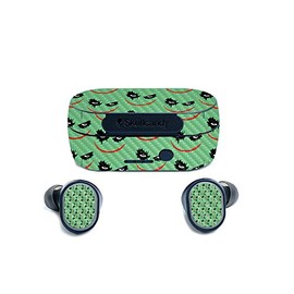 MightySkins Carbon Fiber Skin for SkullCandy Sesh True Wireless Earbuds - Why So Serious | Protective, Durable Textured Carbon Fiber Finish | Easy to Apply, Remove, and Change Styles | Made in The USA
