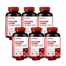 ANGET ORIGIN Enget Origin Eye Care Lutein Gummies 3000 90 Gummies, 6 Packets / 엔젯오리진 아이케어 루테인 구미 3000 90구미 6통