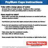 Yerba Prima Psyllium Husks Fiber Veg Caps - 180 (Pack