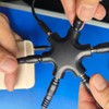 Typheoniks 5-Jack Audio Headphone Splitter for 3.5mm Devices Multi Earphone