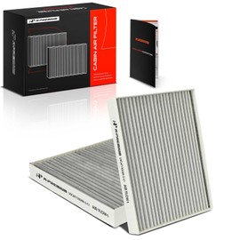 A-Premium - Filtro de aire de cabina de 2 piezas con carbón activado compatible con Hyundai Accent 2018-2022, Elantra 2017-2020, Elantra GT y Kia Fort