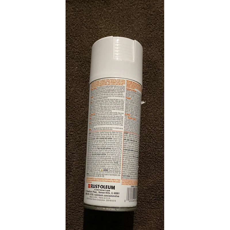 Rustoleum Peelable Rubber Coating Glossy White 339069