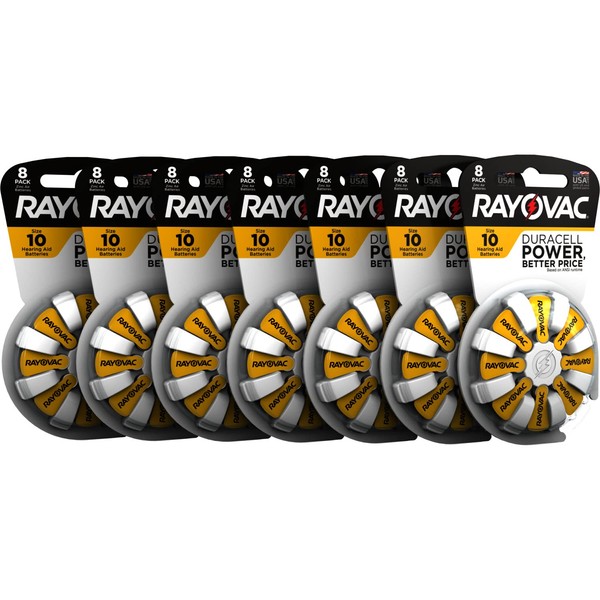 Rayovac Hearing Aid Batteries Size 10 for Advanced Hearing Aid