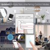 MoesGo WiFi Smart Wall Light Switch,Glass Panel, Multi-Control(3 Way), 2.4GHz