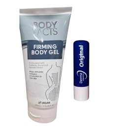 Firming Body Gel Ve găn Stimulate Collagen Production Caffeine Baobab 200ml by B õđ ý F å c t s,With Free Orignial Lip Balm