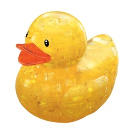 BePuzzled New - BePuzzled 3D Crystal Puzzle - Rubber Duck: 43 Pcs - Ages 12+ | 1 player