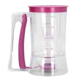 Glomora Pancake Scoop, Dough Scoop, Pancake Dough Dispenser, BPA-Free Pancake Pourer with Measurable Scale, Essential Baking Tool