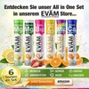 EVÄM Calcium Magnesium D3 Effervescent Tablets, Mandarin Flavour, 3 x