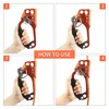 NewDoar Left Hand Ascender Rock Climbing Tree Arborist Rappelling Gear