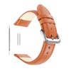 Berfine 20mm Brown Calf Leather Watch Band Replacement,Extra Soft Watch