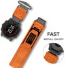 OVERSTEP Nylon Band Compatible with Garmin Fenix 7/Fenix 8 47mm