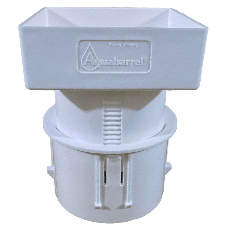 6x4x4 Downspout Adapter (White)