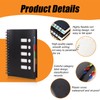 KUBDPQOR Notebook A5, Notebook with Index and Pen, Notepad A5