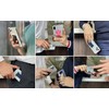 WUOJI Phone Grip Holder for Hand, Universal Finger Strap Phone