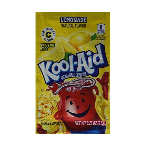 Kool-Aid Drink Mix, Lemonade (Pack of 48) by Kool-Aid