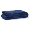 BlanQuil Genuine Blanquil 12lbs Weighted Blanket, Navy - Decreased Anxiety