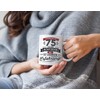 Geschenk Geburtstag 75 Tasse mit Spruch | Ich bin nicht