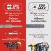 1-1/2 in X 21 in SDS Plus Bits, Rotary Hammer