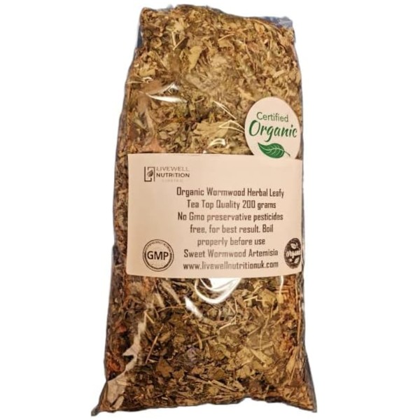 Organic Wormwood Leafy Tea Premium Quality 200 grams 100% Natural Herbal Remedies