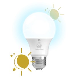 GE LED+ Dusk to Dawn Daylight A19 (1-Pack)