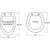 Semi Liquid Polymer Gel Toilet Seat Cushion - Extra Strength