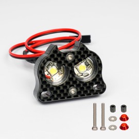 Nylon Headlight Lights Kit for Arrma 6S 1/8 Typhon V4 V5 TLR,Durable Front Light Lamp Upgrade Set,RC Car Headlight LED Light Set Lamp Bar for Arrma 6S Upgrade Parts Accessories