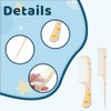 Styquenzer Bonito Juego de Peines para El Cabello, 4 Cepillos