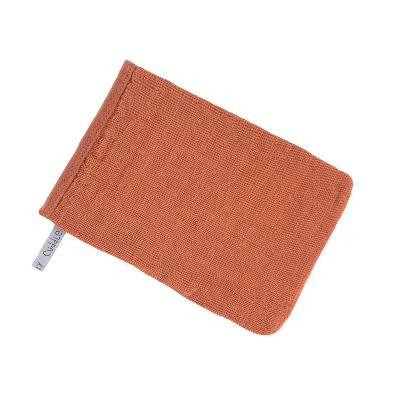 LÄSSIG Muslin Wash Mitt Wash Cloth Cotton Set of 3/Wash