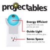 Projectables LED Space Night Light Projector, Dusk-to-Dawn Sensor, Auto On/Off,