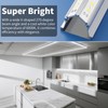 SUSLUM 4-Pack T8 LED Shop Light 4FT, 42W 6300 Lumen
