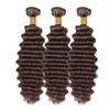 Dokksiiia Loose Deep Human Hair Bundles Color 4 Dark Brown