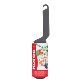 Kores - Lint Roller for Textile, Clothes, Furnishings and Carpets, Removes Lint, Pet Hair, Dust and Crumbs, Pack of 1 Roller x 80 Sheets