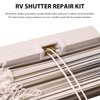 BWBWND RV Blinds Repair Kit, Pleated Shade Restringing Cord Threading