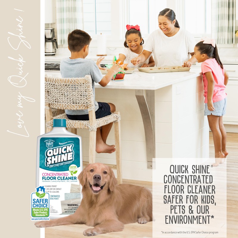 Quick Shine Multi Surface Concentrated Floor Cleaner 27oz, 6Pk |