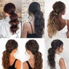 Claw Ponytail Extension Hair Piece Elastic Drawstring Synthetic Hair Ponytail