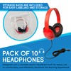 Egghead Heavy-Duty Kids' Headphones with Padded Ear Cups and 6'