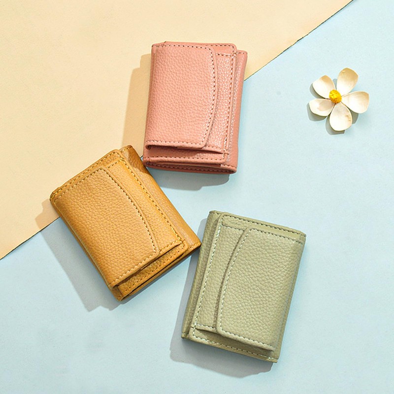 Joyesplay Women's Mini Wallet, Compact, Trifold Wallet, Coin Purse, Small,