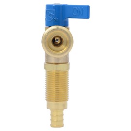 SharkBite 24813A 1/2" Pex Barb Washing Machine Valve, Cold, Chrome, Brass