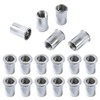 QANCEN 50 Pcs Rivet Nuts M4, Threaded Insert Nutserts, Stainless