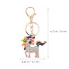 Rhinestone Unicorn KeyChain 3D Sparkling Charm Key Ring Key Chain