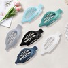 Flat Hair Claw Clips for Women - 6Pcs Lay Down