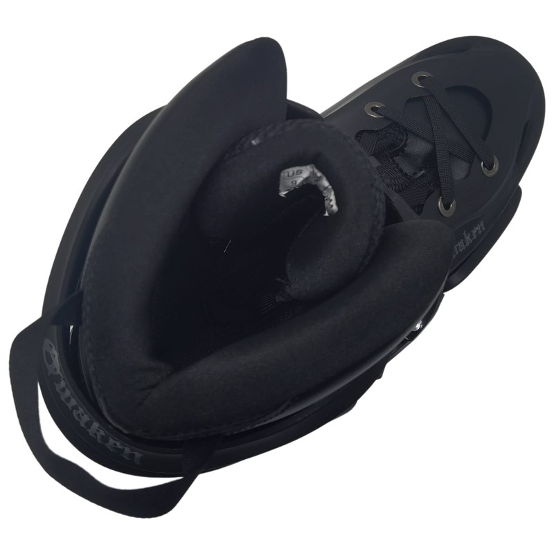 Awaken 4 Wheel Inline Skate Roller Blades (Black, 8)