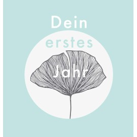 Dein erstes Jahr: Babyalbum in modernem Teal-Design, zum Eintragen der schönsten Momente und Erinnerungen für unser erstes gemeinsames Jahr (Fotoalbum, Band 1)