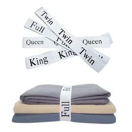 BGCYEGD Organiser Bed Sheet, Linen Material, 4-Piece Bed Sheet Organiser, Bed Sheet Holder, King Twin Full Queen Bed Sheet Straps, Elastic Bed Sheet Storage, Bedding Ties, Dorm, Laundry Room