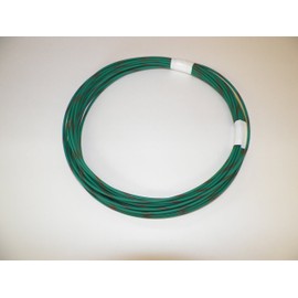 18 Ga Awg Green/Brown Striped Automotive Truck Motorcycle General Purpose GXL Wire .94 O.D. 25' Superior Abrasion Resistance, High Heat, Resist grease,Oil, Gasoline,Acids