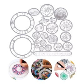 Universo en Linea Set 22 Engranajes Juego Espirógrafo Dibujo Espiral Niños F