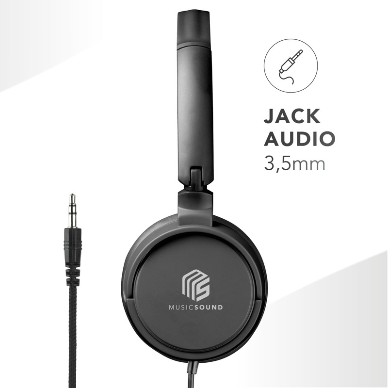 Music Sound Over Ear Basic Wired Headphones | On-Ear Headphones
