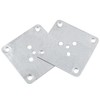 Lovelysp Flat Metal Sofa Leg Mounting Plates Sofa Leg Mounting