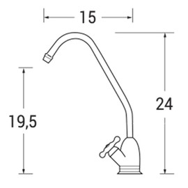 Idel GS110207 Reverse Osmosis System Chrome
