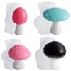 Zayookey Mushroom Silicone Mold 3D Candle Molds Epoxy Resin Casting